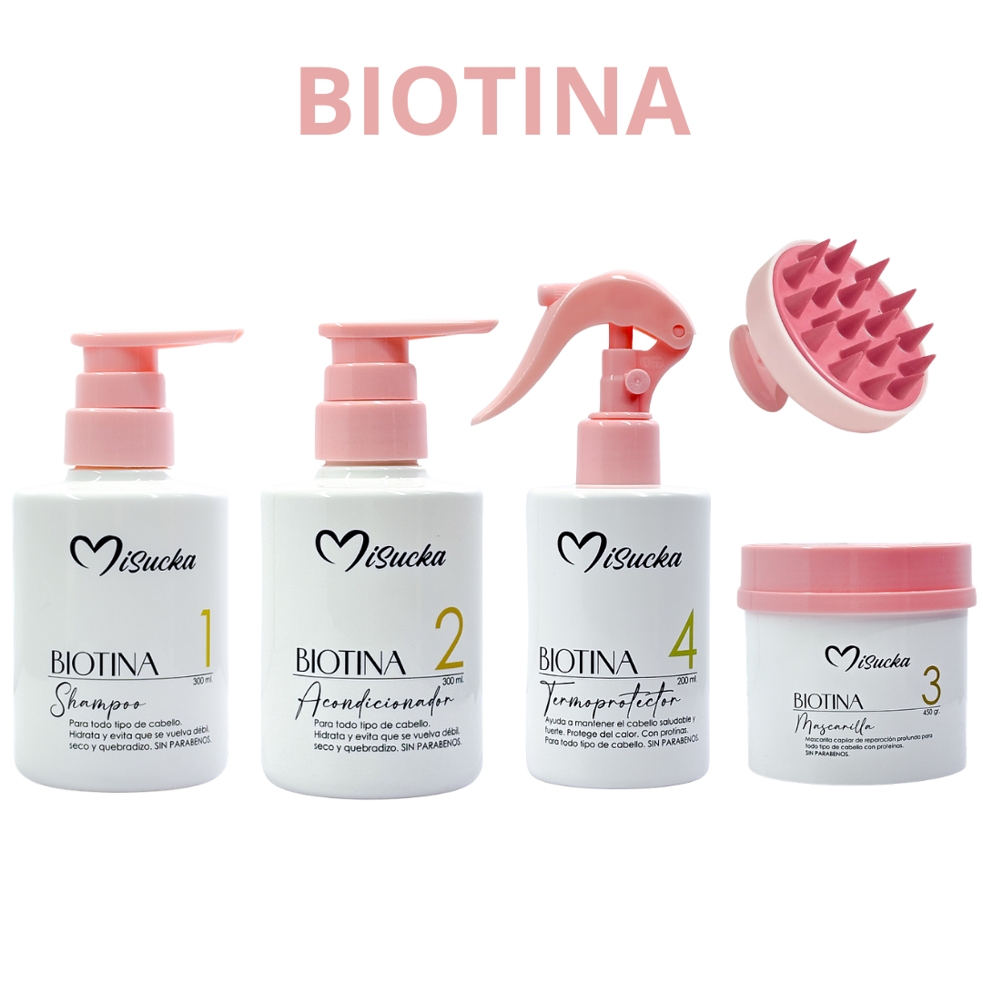 KIT CAPILAR DE BIOTINA - MISUCKA 5 PCS