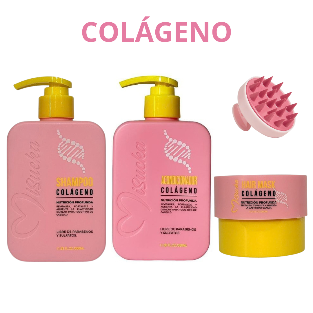 KIT CAPILAR DE COLÁGENO - MISUCKA 4 PCS