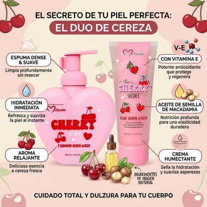 ESPUMA DE LIMPIEZA + CREMA HIDRATANTE - THE CHERRY SECRET