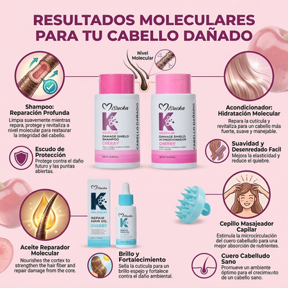 KIT CAPILAR K MOLECULAR CHERRY- MISUCKA 4 PCS