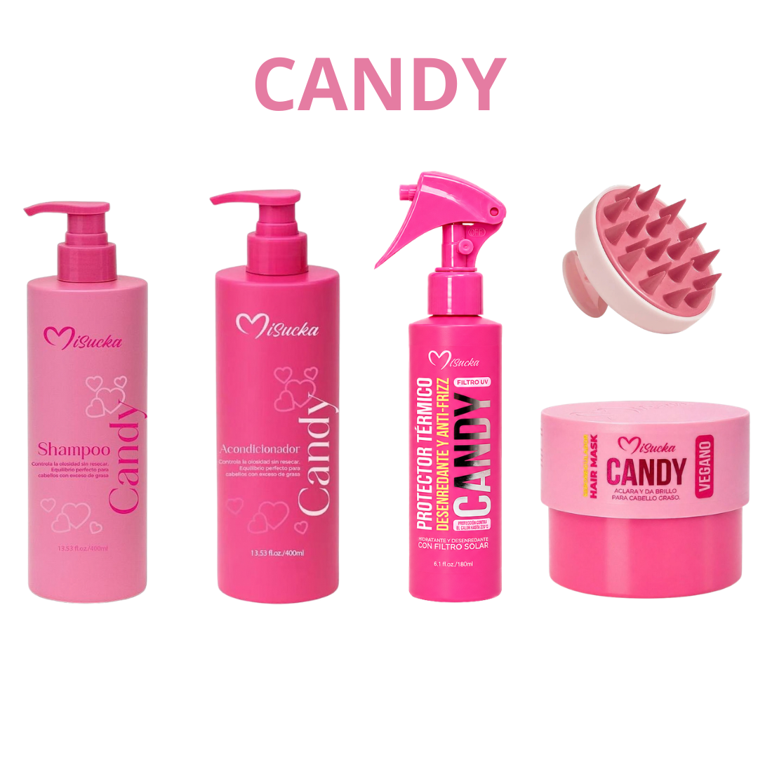 KIT CAPILAR CANDY CONTROL DE GRASA - MISUCKA 5 PCS