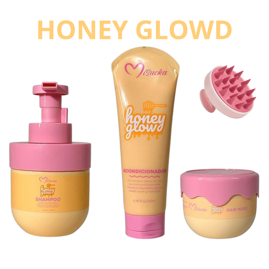 KIT CAPILAR HONEY GLOWD - MISUCKA 4 PCS